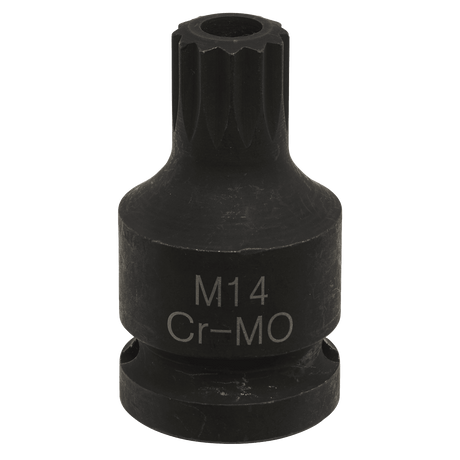 Sealey VS0987 Brake Caliper Spline Bit Socket M14 1/2"Sq Drive - VS0987 - Sealey Tools UK - Trade Counter Direct