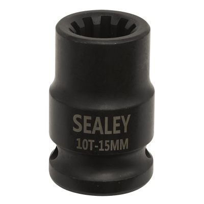 Sealey VS0990 Brake Caliper Socket 1/2"Sq Drive 15mm 10-Point - VS0990 - Sealey Tools UK - Trade Counter Direct