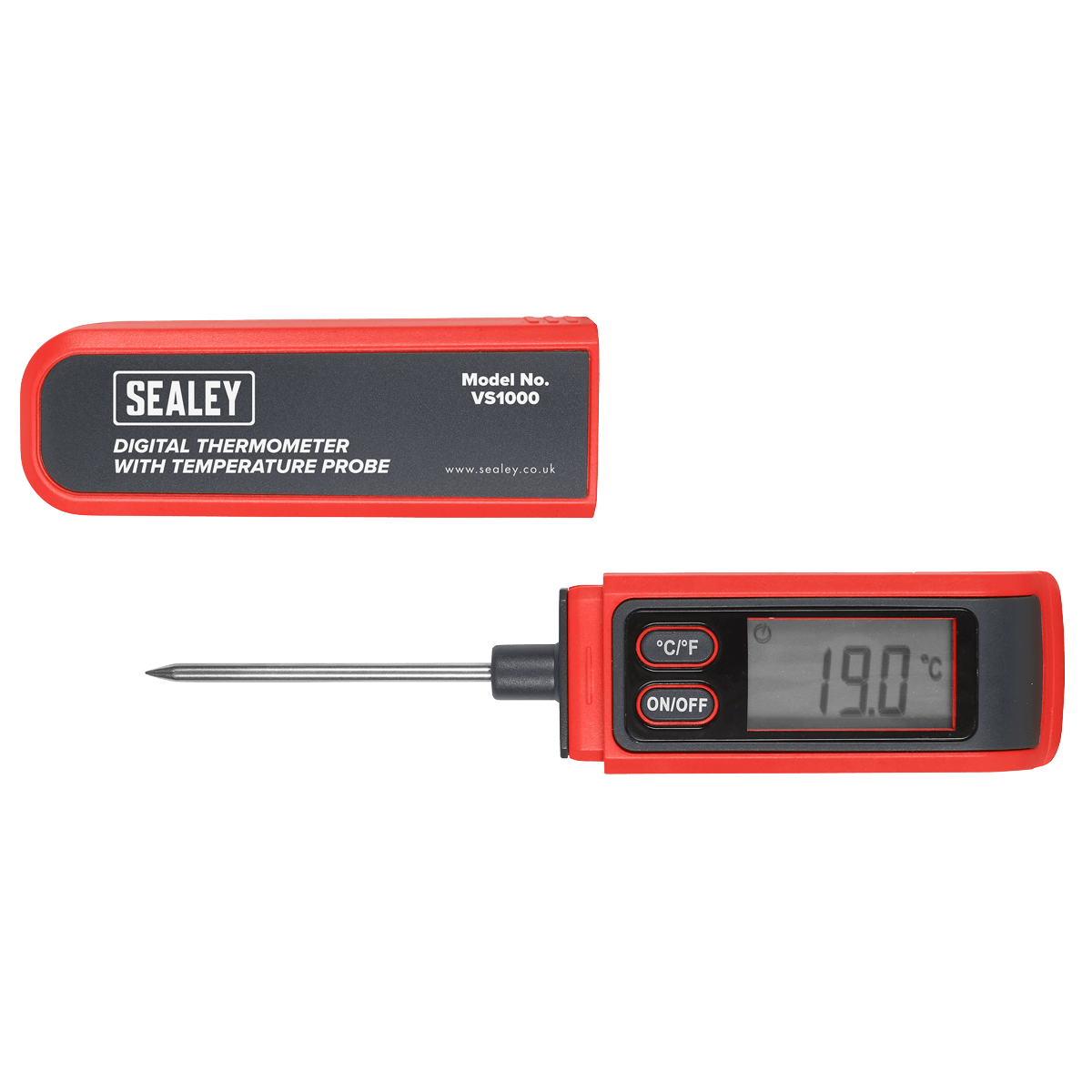 Sealey VS1000 Digital Thermometer with Temperature Probe - VS1000 - Sealey Tools UK - Trade Counter Direct