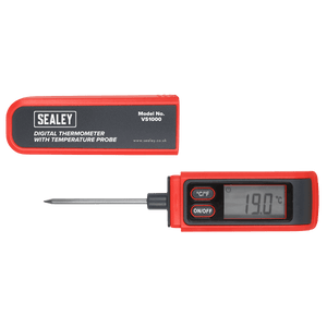Sealey VS1000 Digital Thermometer with Temperature Probe - VS1000 - Sealey Tools UK - Trade Counter Direct
