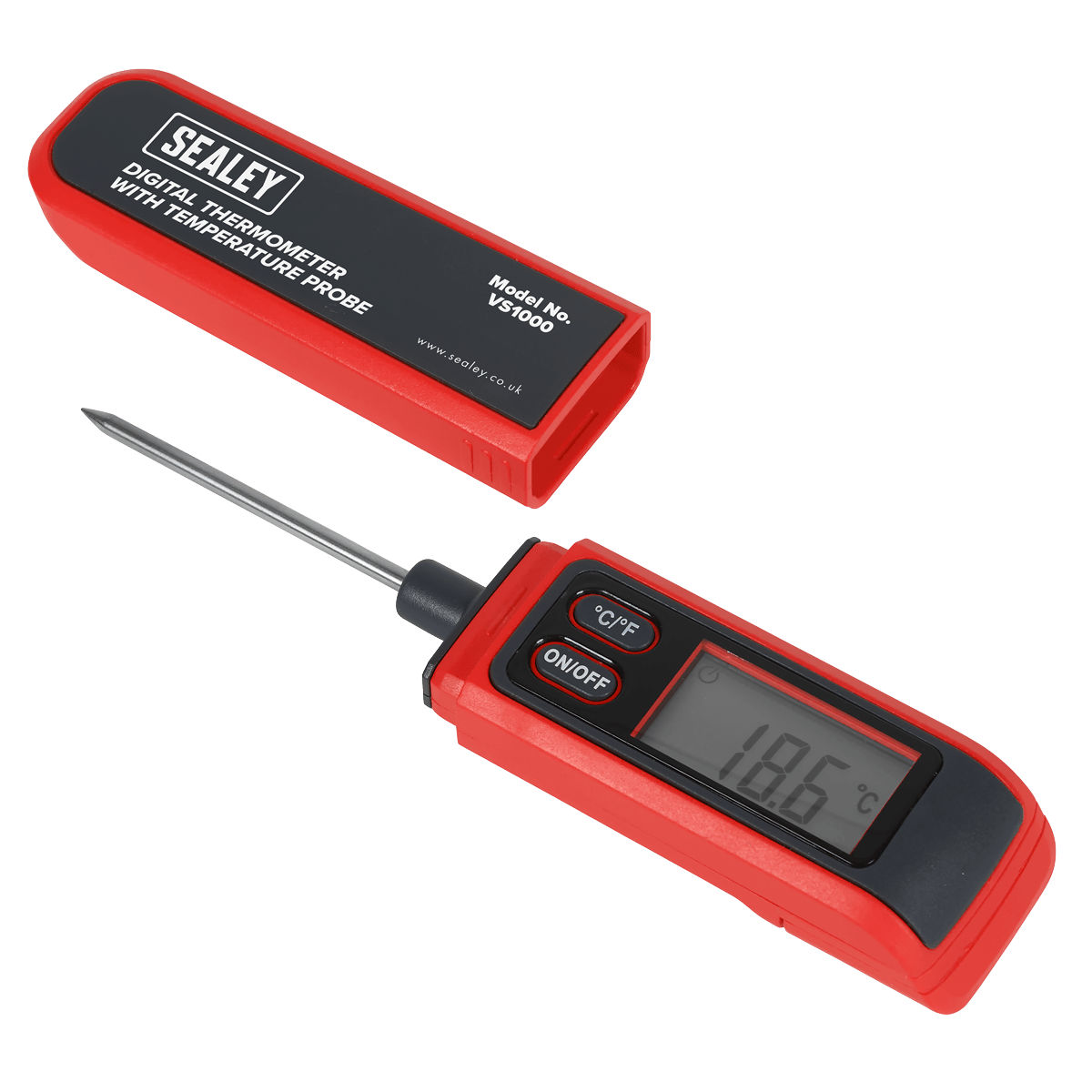 Sealey VS1000 Digital Thermometer with Temperature Probe - VS1000 - Sealey Tools UK - Trade Counter Direct