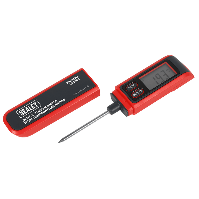 Sealey VS1000 Digital Thermometer with Temperature Probe - VS1000 - Sealey Tools UK - Trade Counter Direct