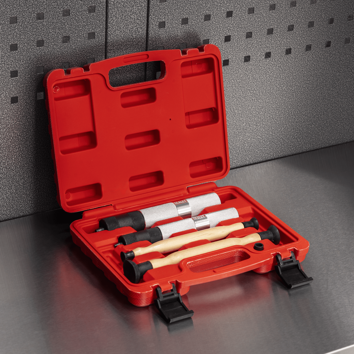 Sealey VS1543 Valve Collet Remover/Installer Lapping Set 5pc - VS1543 - Sealey Tools UK - Trade Counter Direct