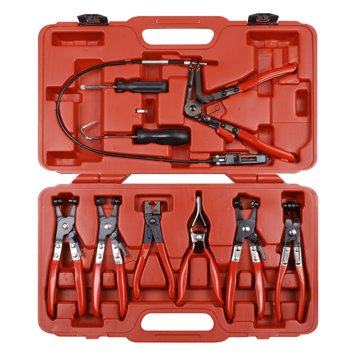 Sealey VS1662 9pc Hose Clip Removal Tool Set - VS1662 - Sealey Tools UK - Trade Counter Direct