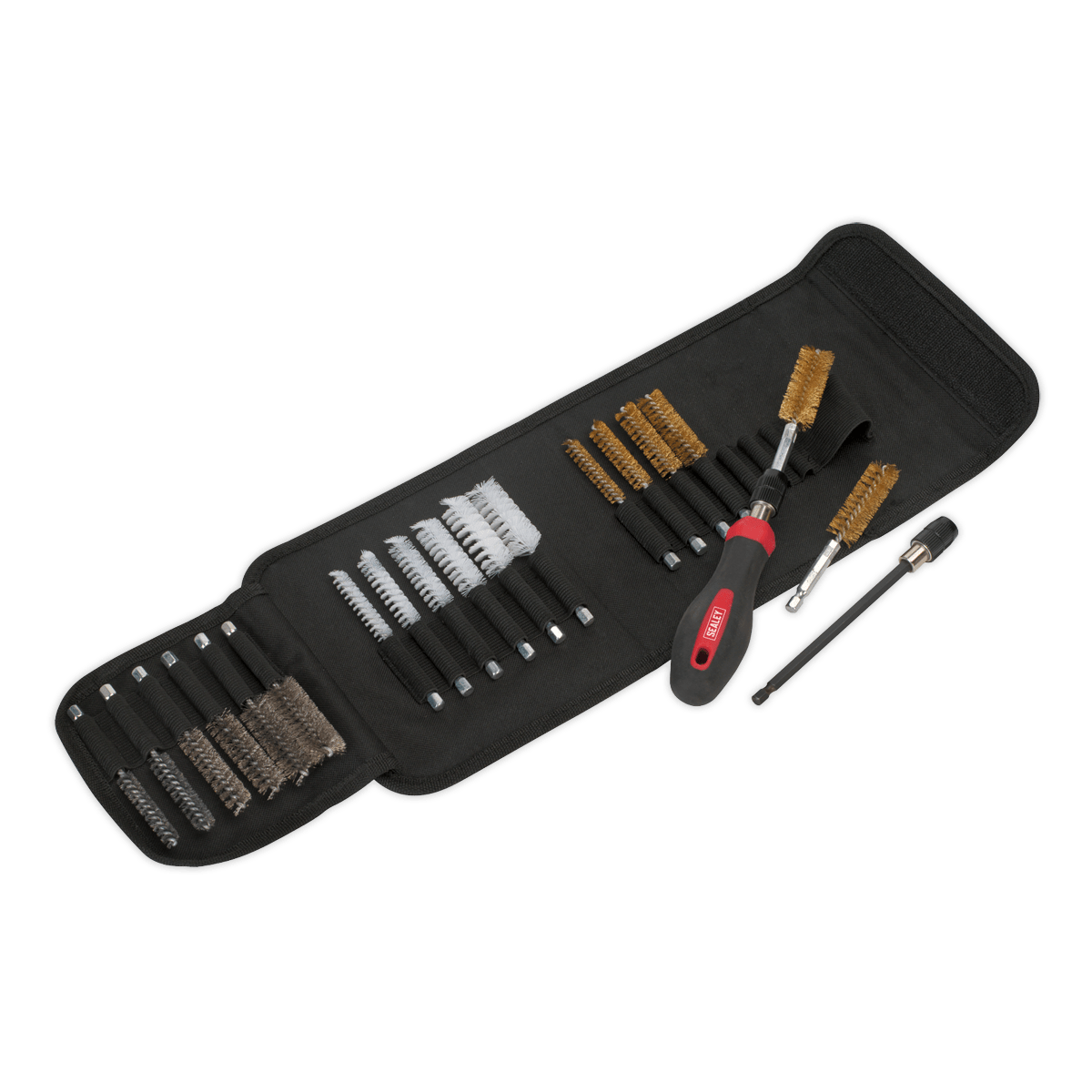 Sealey VS1800 Cleaning & Decarbonising Brush Set 20pc - VS1800 - Sealey Tools UK - Trade Counter Direct