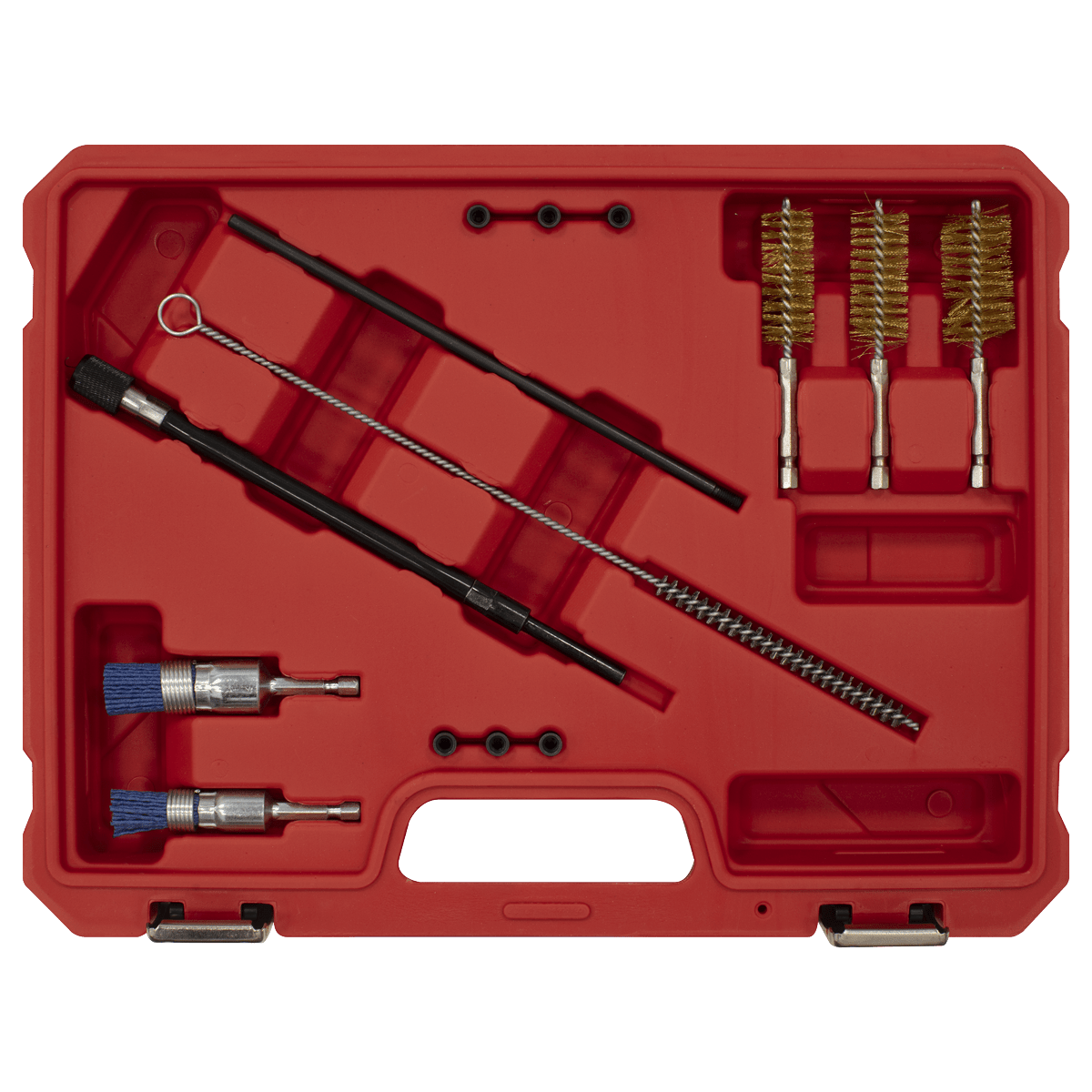 Sealey VS1900 Injector Bore Cleaning Brush Set 14pc - VS1900 - Sealey Tools UK - Trade Counter Direct