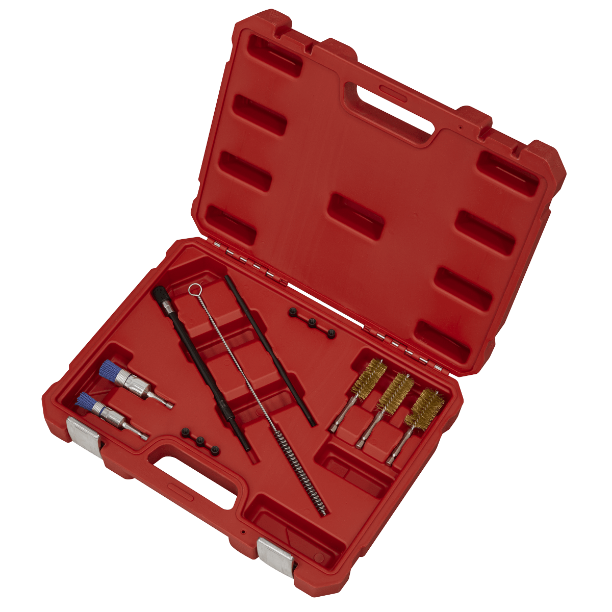Sealey VS1900 Injector Bore Cleaning Brush Set 14pc - VS1900 - Sealey Tools UK - Trade Counter Direct