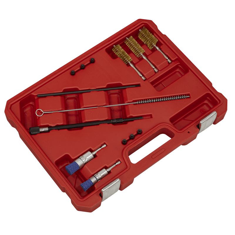 Sealey VS1900 Injector Bore Cleaning Brush Set 14pc - VS1900 - Sealey Tools UK - Trade Counter Direct