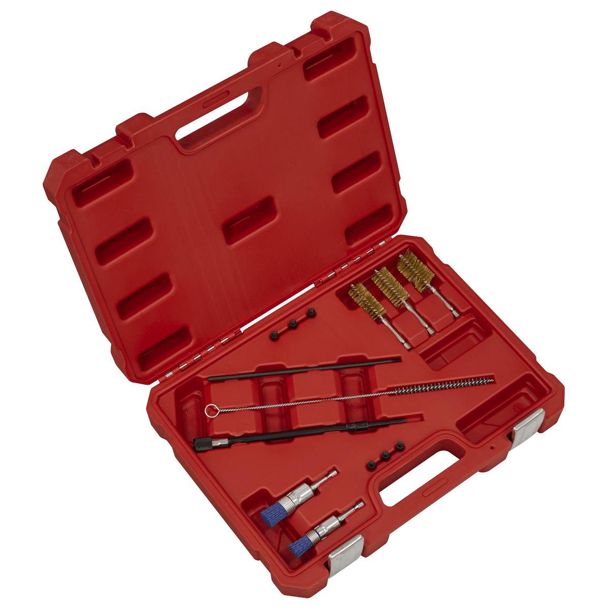 Sealey VS1900 Injector Bore Cleaning Brush Set 14pc - VS1900 - Sealey Tools UK - Trade Counter Direct