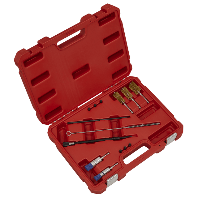 Sealey VS1900 Injector Bore Cleaning Brush Set 14pc - VS1900 - Sealey Tools UK - Trade Counter Direct