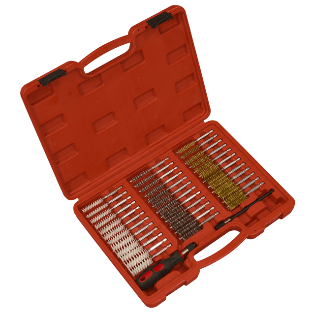 Sealey VS1910 Injector Bore Cleaning Brush Set 38pc - VS1910 - Sealey Tools UK - Trade Counter Direct