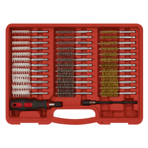 Sealey VS1910 Injector Bore Cleaning Brush Set 38pc - VS1910 - Sealey Tools UK - Trade Counter Direct