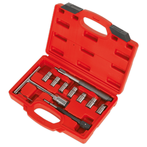 Sealey VS2055 Diesel Injector Seat Cleaner Set 10pc - VS2055 - Sealey Tools UK - Trade Counter Direct