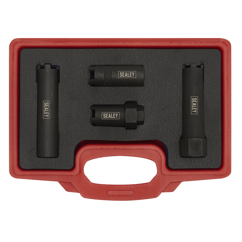 Sealey VS2061 Diesel Injector Socket Set for Commercial Vehicles 4pc - VS2061 - Sealey Tools UK - Trade Counter Direct