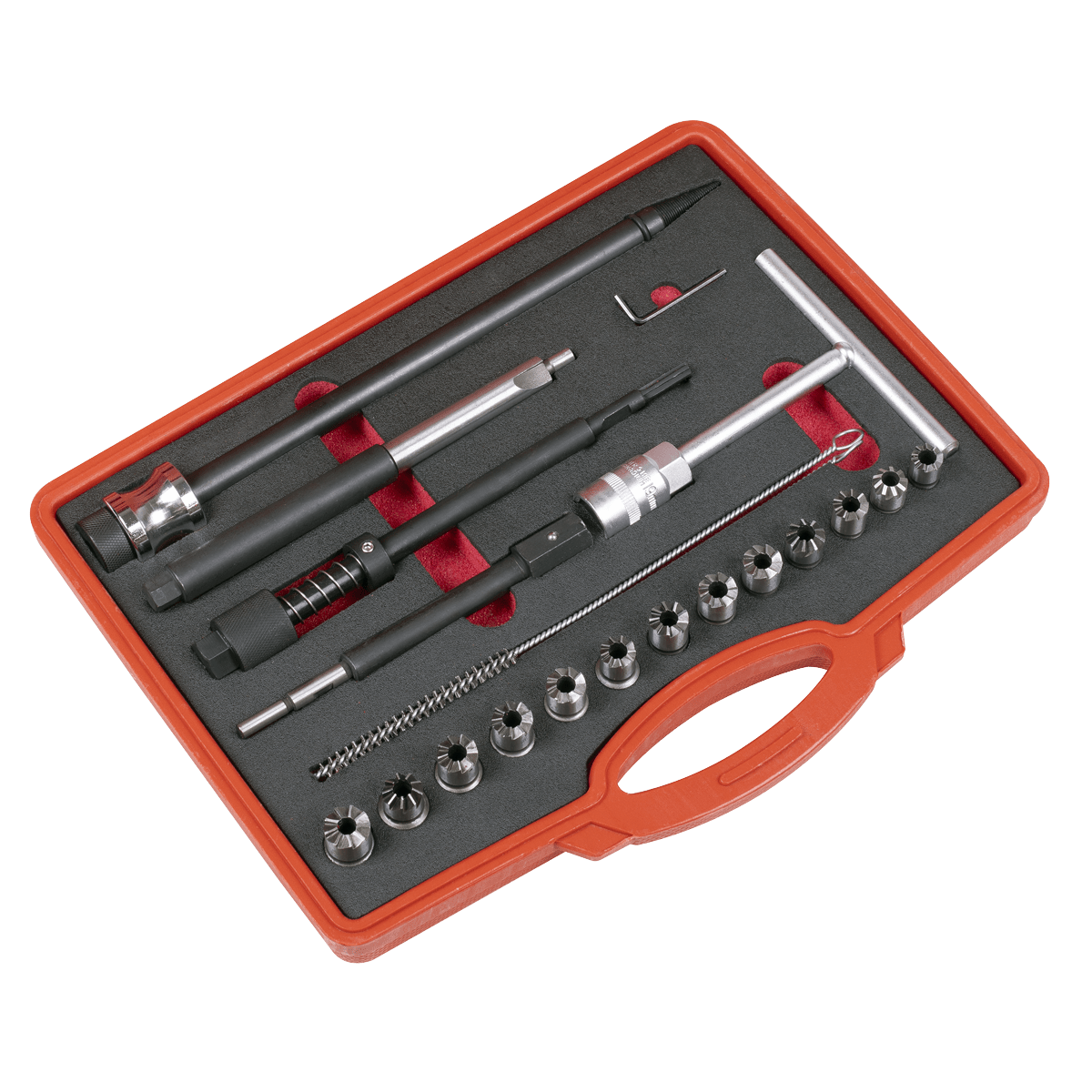 Sealey VS2070 Diesel Injector Seat Cutter Set 21pc - VS2070 - Sealey Tools UK - Trade Counter Direct