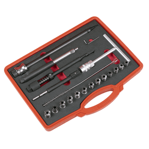 Sealey VS2070 Diesel Injector Seat Cutter Set 21pc - VS2070 - Sealey Tools UK - Trade Counter Direct
