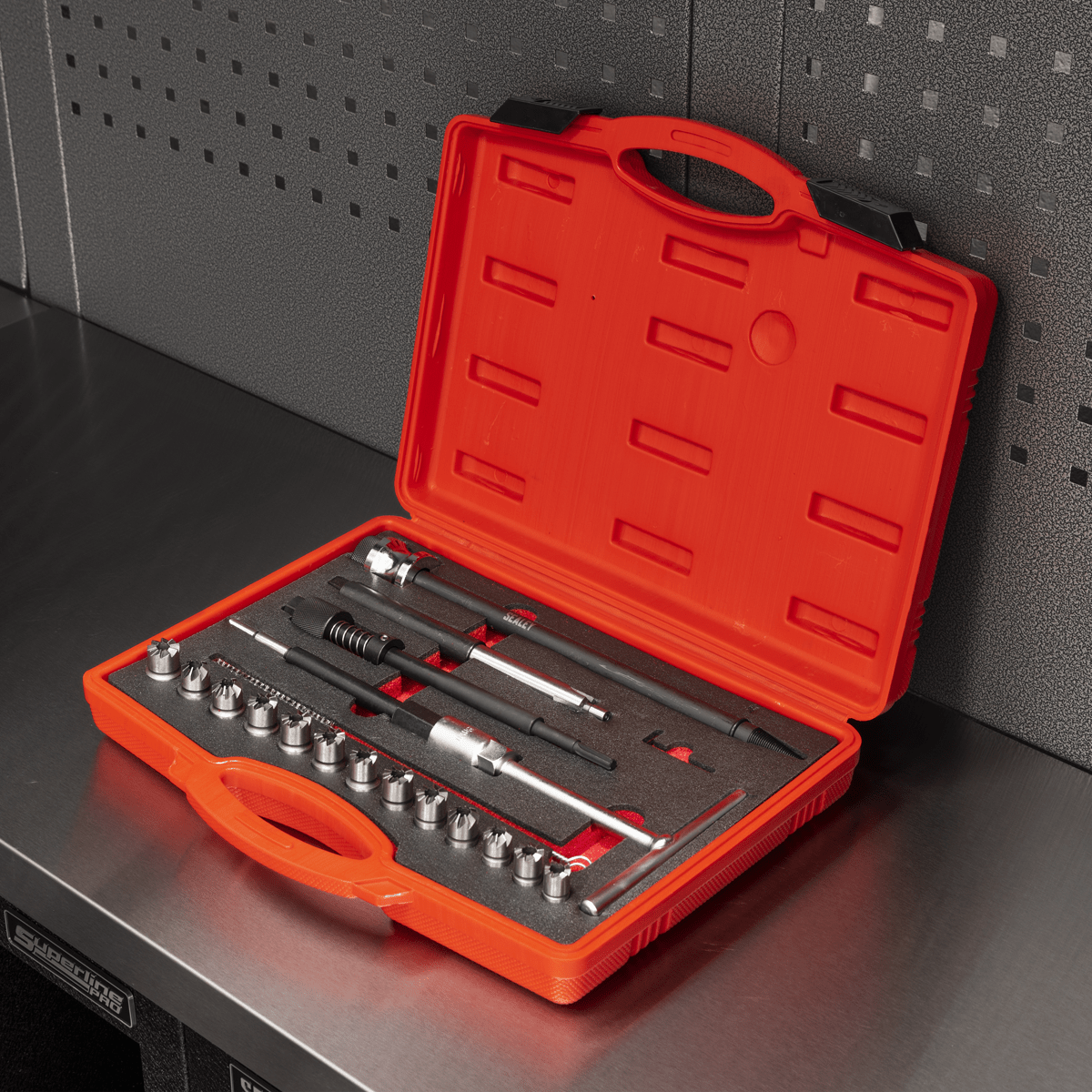 Sealey VS2070 Diesel Injector Seat Cutter Set 21pc - VS2070 - Sealey Tools UK - Trade Counter Direct