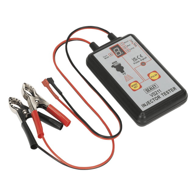 Sealey VS211 Petrol Fuel Injector Tester 12V - VS211 - Sealey Tools UK - Trade Counter Direct