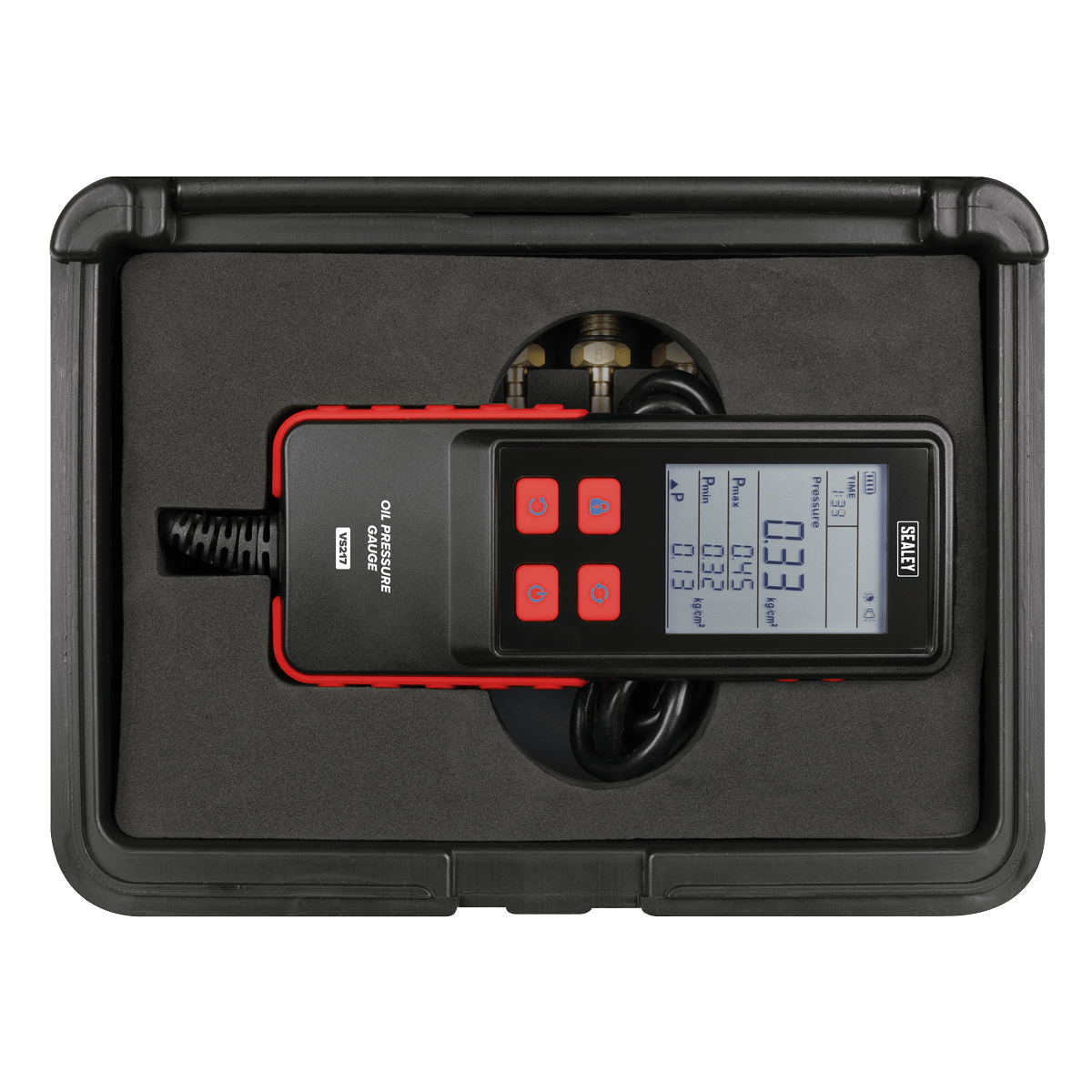 Sealey VS217 Digital Oil Pressure Test Kit 18pc - VS217 - Sealey Tools UK - Trade Counter Direct