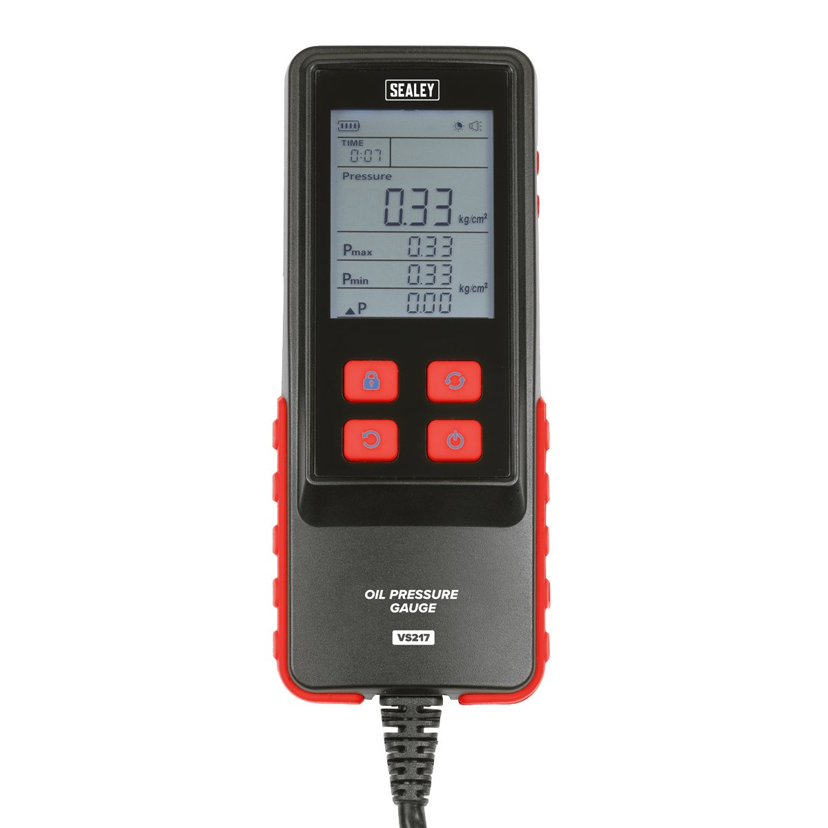Sealey VS217 Digital Oil Pressure Test Kit 18pc - VS217 - Sealey Tools UK - Trade Counter Direct