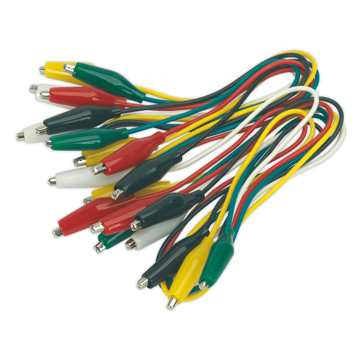Sealey VS222 Jumper Test Lead Set 450mm - 5 Pairs - VS222 - Sealey Tools UK - Trade Counter Direct