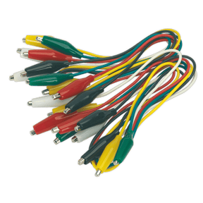 Sealey VS222 Jumper Test Lead Set 450mm - 5 Pairs - VS222 - Sealey Tools UK - Trade Counter Direct