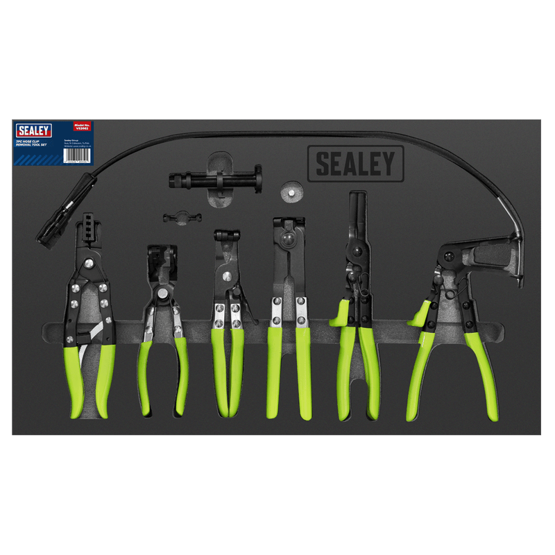 Sealey VS2662 Hose Clip Removal Tool Set 7pc - VS2662 - Sealey Tools UK - Trade Counter Direct
