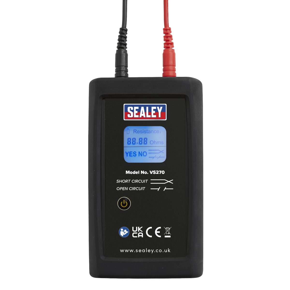 Sealey VS270 Multi-Voltage Glow Plug Tester - VS270 - Sealey Tools UK - Trade Counter Direct