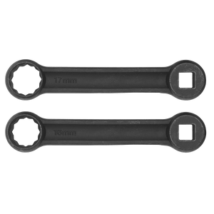 Sealey VS3005 Engine Mount Spanner for Mercedes 16 & 17mm 2pc - VS3005 - Sealey Tools UK - Trade Counter Direct