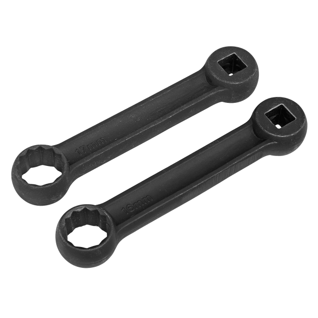 Sealey VS3005 Engine Mount Spanner for Mercedes 16 & 17mm 2pc - VS3005 - Sealey Tools UK - Trade Counter Direct