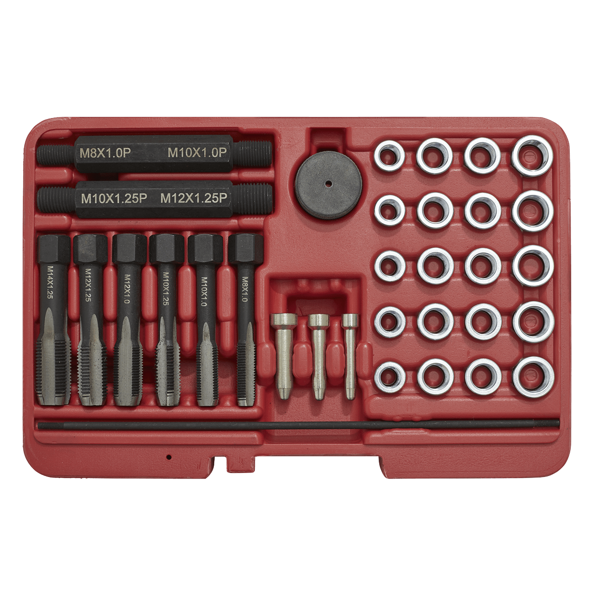 Sealey VS311 Glow Plug Thread Repair Set 33pc - VS311 - Sealey Tools UK - Trade Counter Direct