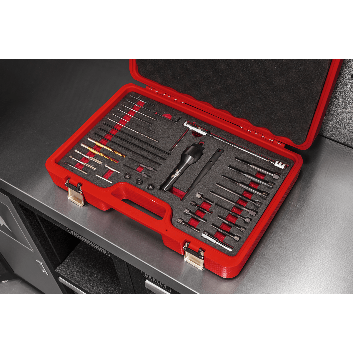 Sealey VS3156 Damaged Glow Plug & Heater Element Removal Set 8 & 10mm - VS3156 - Sealey Tools UK - Trade Counter Direct