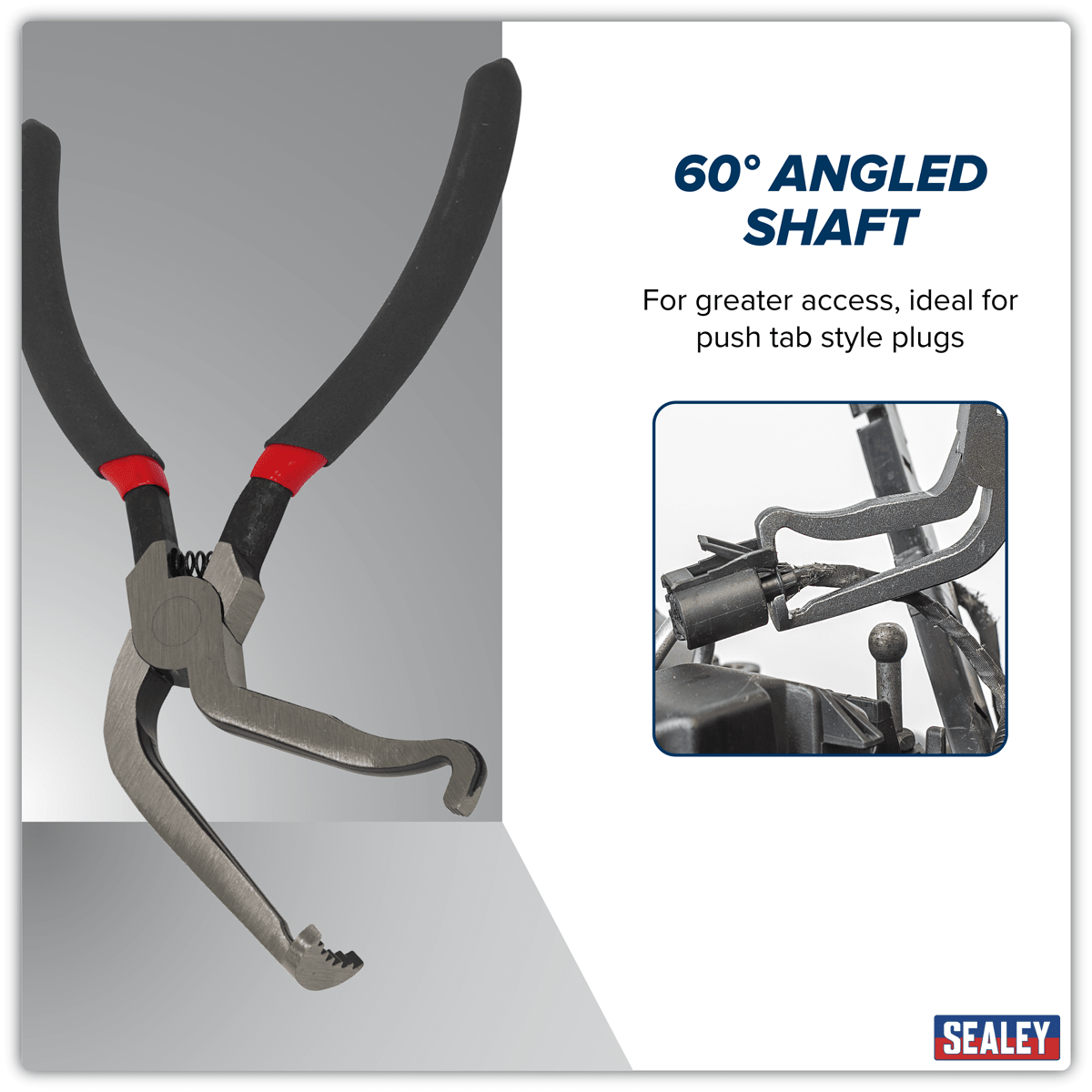 Sealey VS416A Electrical Disconnect Pliers - 60° Angled - VS416A - Sealey Tools UK - Trade Counter Direct