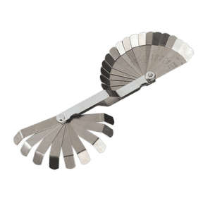 Sealey VS515 Feeler Gauge 26 Blade Offset - Dual Marked - VS515 - Sealey Tools UK - Trade Counter Direct