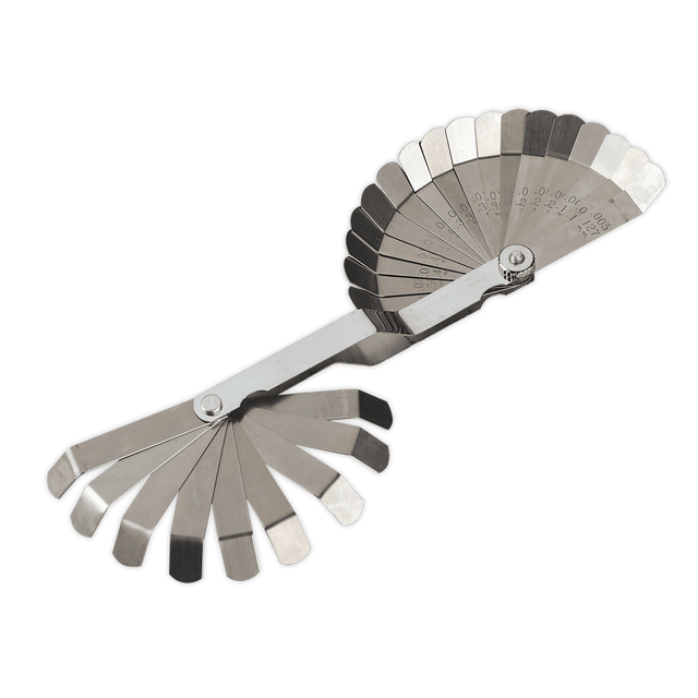 Sealey VS515 Feeler Gauge 26 Blade Offset - Dual Marked - VS515 - Sealey Tools UK - Trade Counter Direct