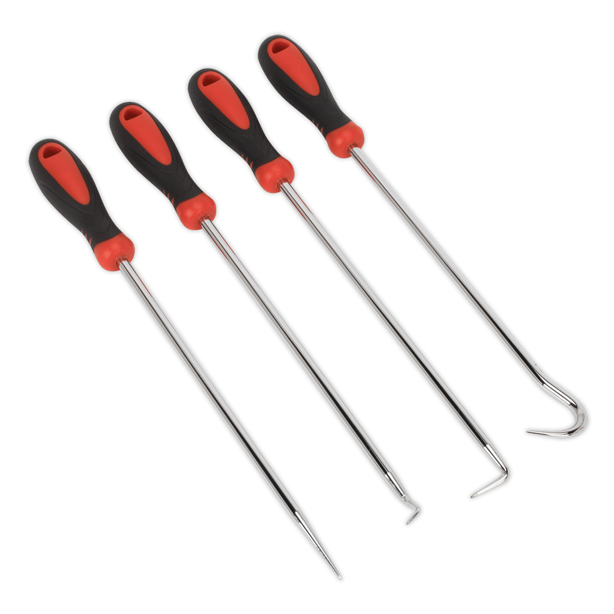 Sealey VS5210 Extra-Long Pick & Hook Set 4pc - VS5210 - Sealey Tools UK - Trade Counter Direct