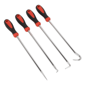 Sealey VS5210 Extra-Long Pick & Hook Set 4pc - VS5210 - Sealey Tools UK - Trade Counter Direct