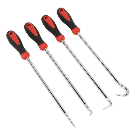 Sealey VS5210 Extra-Long Pick & Hook Set 4pc - VS5210 - Sealey Tools UK - Trade Counter Direct