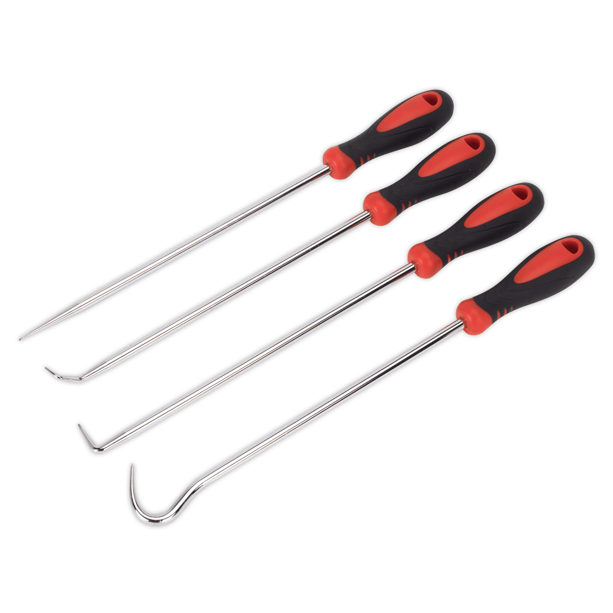 Sealey VS5210 Extra-Long Pick & Hook Set 4pc - VS5210 - Sealey Tools UK - Trade Counter Direct