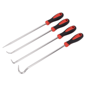 Sealey VS5210 Extra-Long Pick & Hook Set 4pc - VS5210 - Sealey Tools UK - Trade Counter Direct