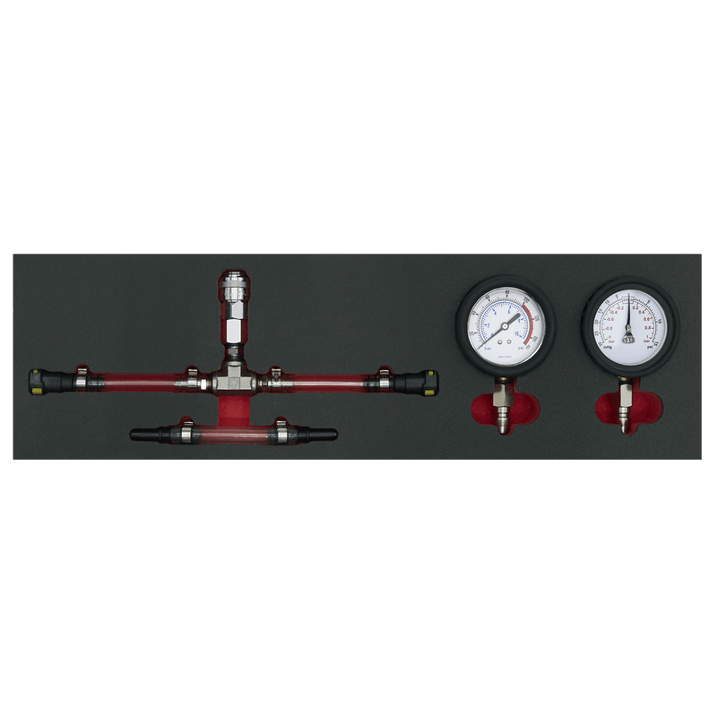 Sealey VS550 Fuel Pressure Gauge Set - VS550 - Sealey Tools UK - Trade Counter Direct