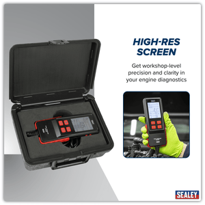 Sealey VS566 Digital Fuel Injection Pressure Test Kit for GDI Fuel Circuits 6pc - VS566 - Sealey Tools UK - Trade Counter Direct