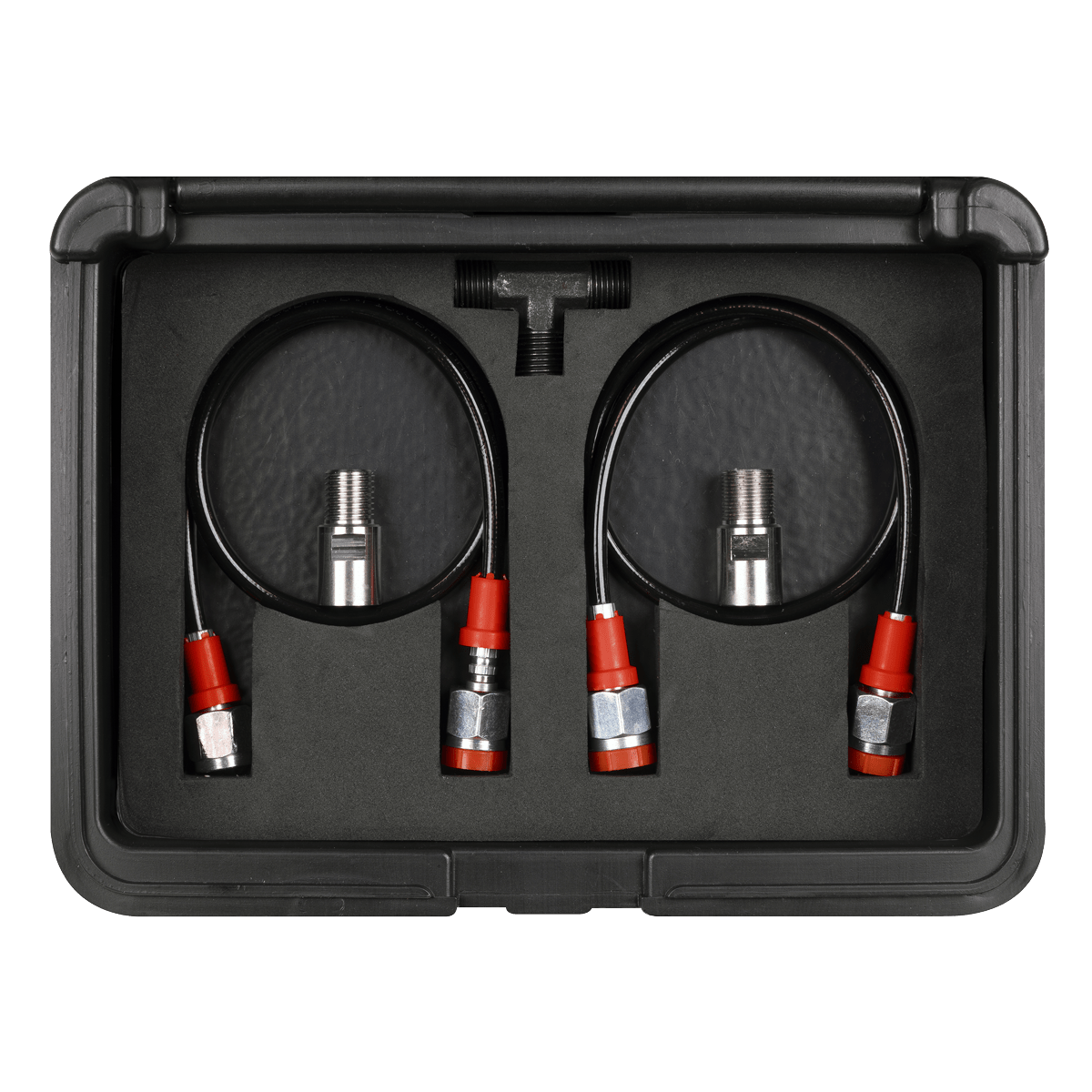 Sealey VS566 Digital Fuel Injection Pressure Test Kit for GDI Fuel Circuits 6pc - VS566 - Sealey Tools UK - Trade Counter Direct
