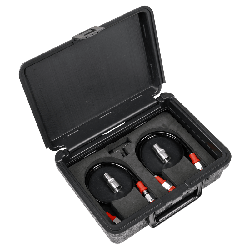 Sealey VS566 Digital Fuel Injection Pressure Test Kit for GDI Fuel Circuits 6pc - VS566 - Sealey Tools UK - Trade Counter Direct