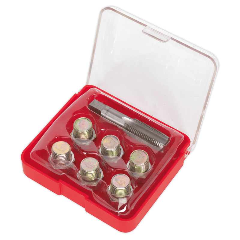 Sealey VS615 Oil Drain Plug Thread Repair Set M15 - VS615 - Sealey Tools UK - Trade Counter Direct