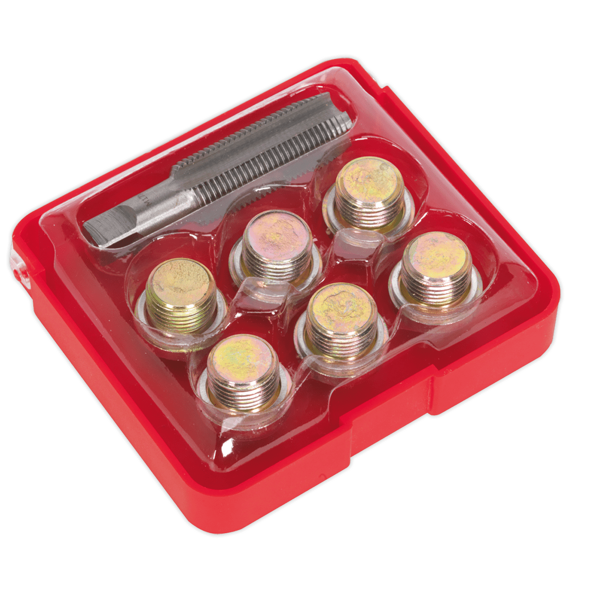 Sealey VS617 Oil Drain Plug Thread Repair Set M17 - VS617 - Sealey Tools UK - Trade Counter Direct