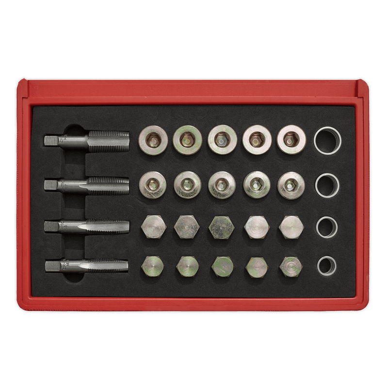 Sealey VS660 Drain Plug Thread Repair Set - VS660 - Sealey Tools UK - Trade Counter Direct