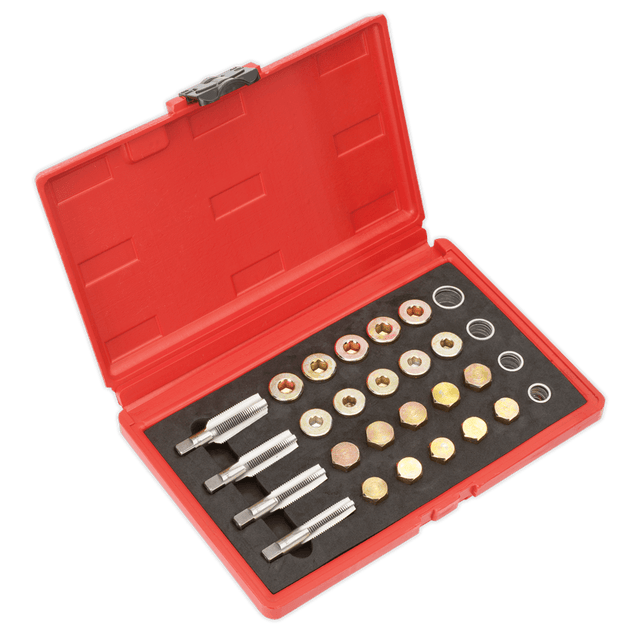 Sealey VS660 Drain Plug Thread Repair Set - VS660 - Sealey Tools UK - Trade Counter Direct