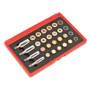 Sealey VS660 Drain Plug Thread Repair Set - VS660 - Sealey Tools UK - Trade Counter Direct