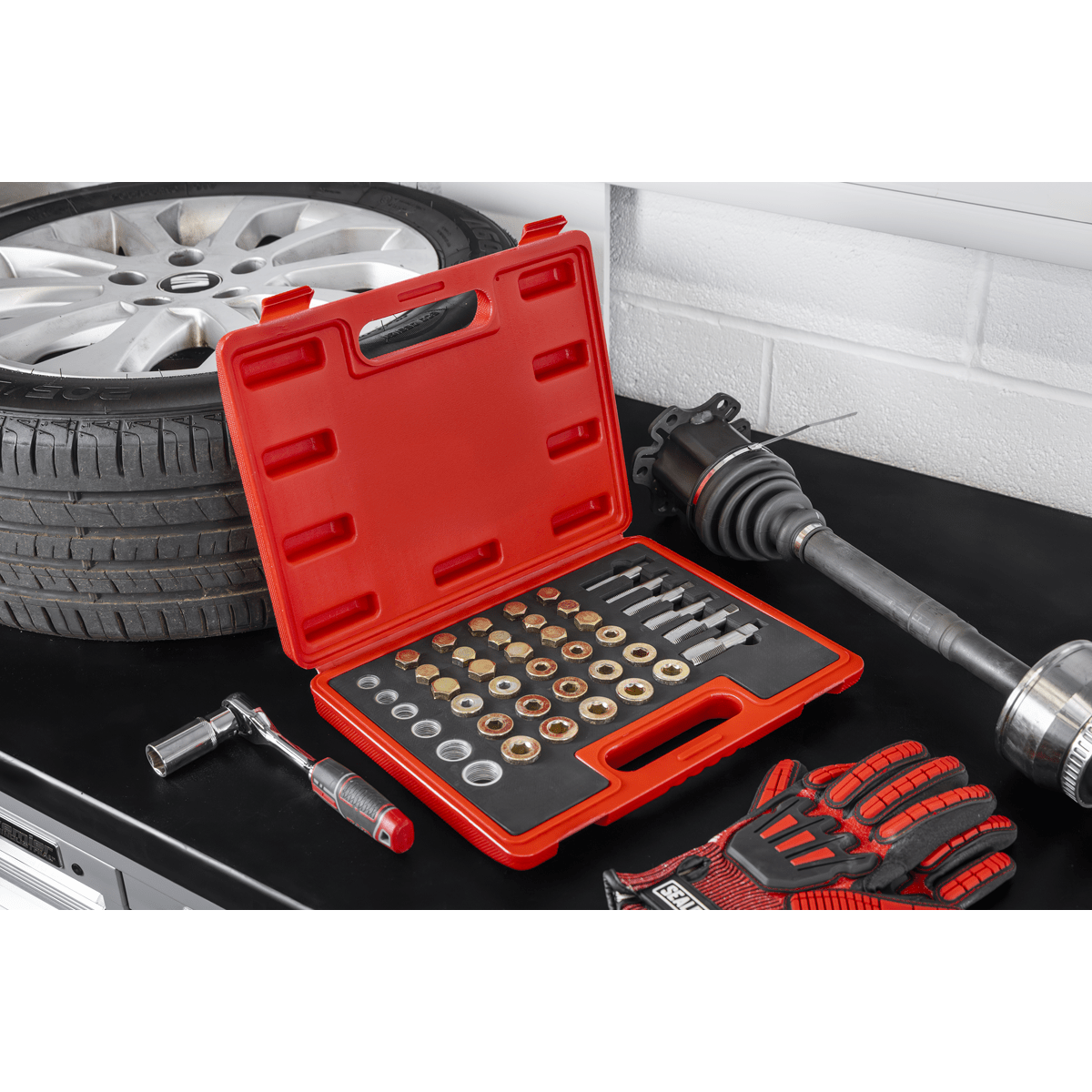 Sealey VS661 Oil Drain Plug Master Thread Repair Set - VS661 - Sealey Tools UK - Trade Counter Direct